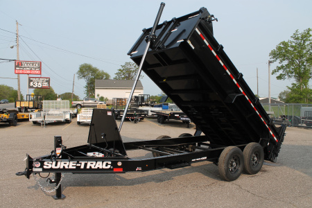 New 2025 Sure-Trac STBTL8214-BP-154 Dump Trailer