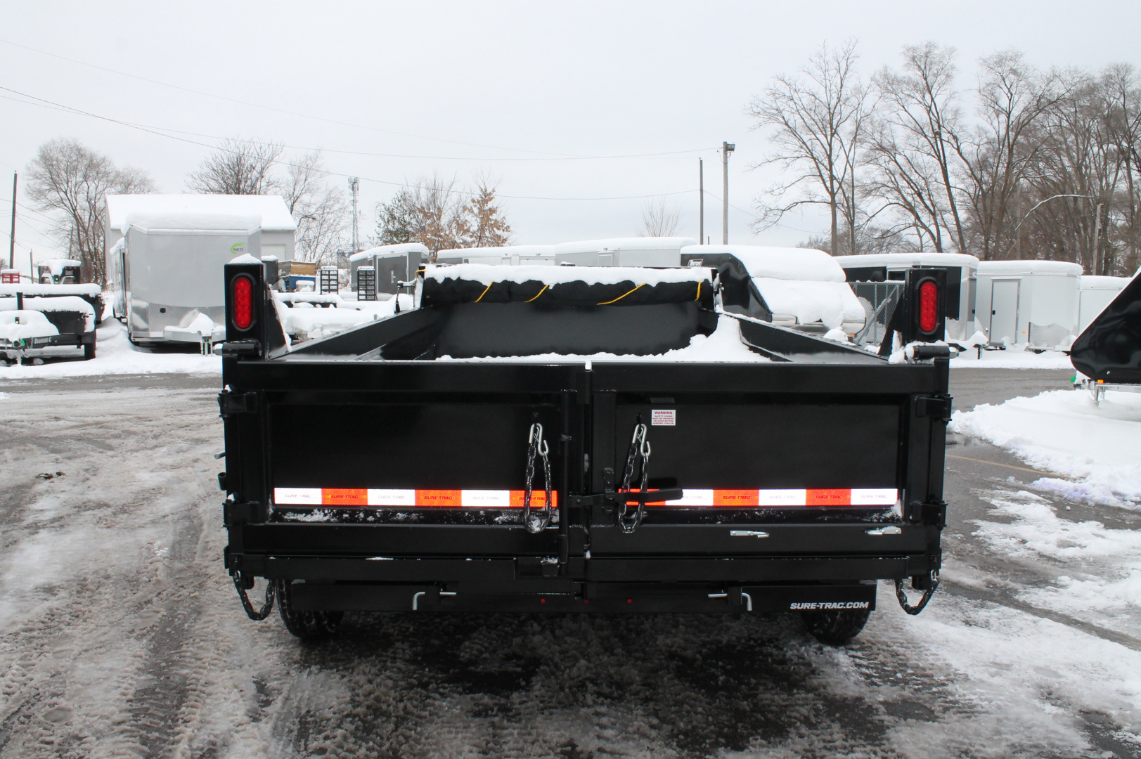 New 2025 Sure-Trac ST8214TLDD-B-140 Dump Trailer