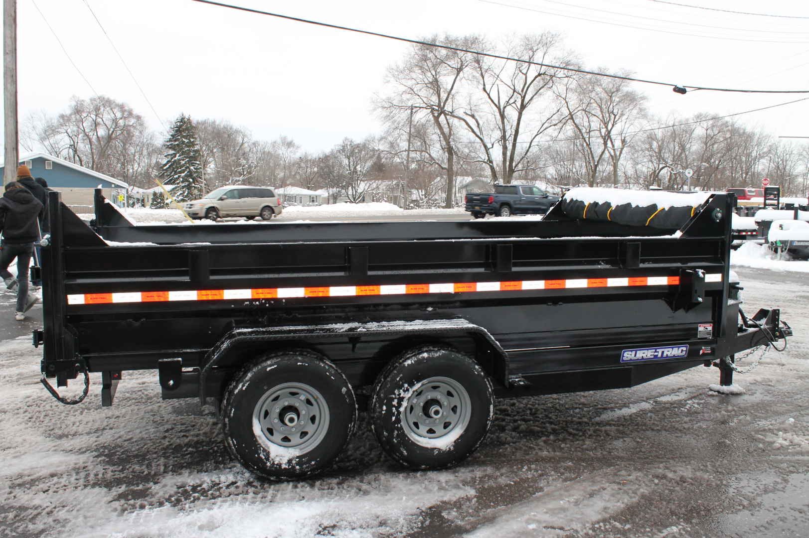 New 2025 Sure-Trac ST8214TLDD-B-140 Dump Trailer