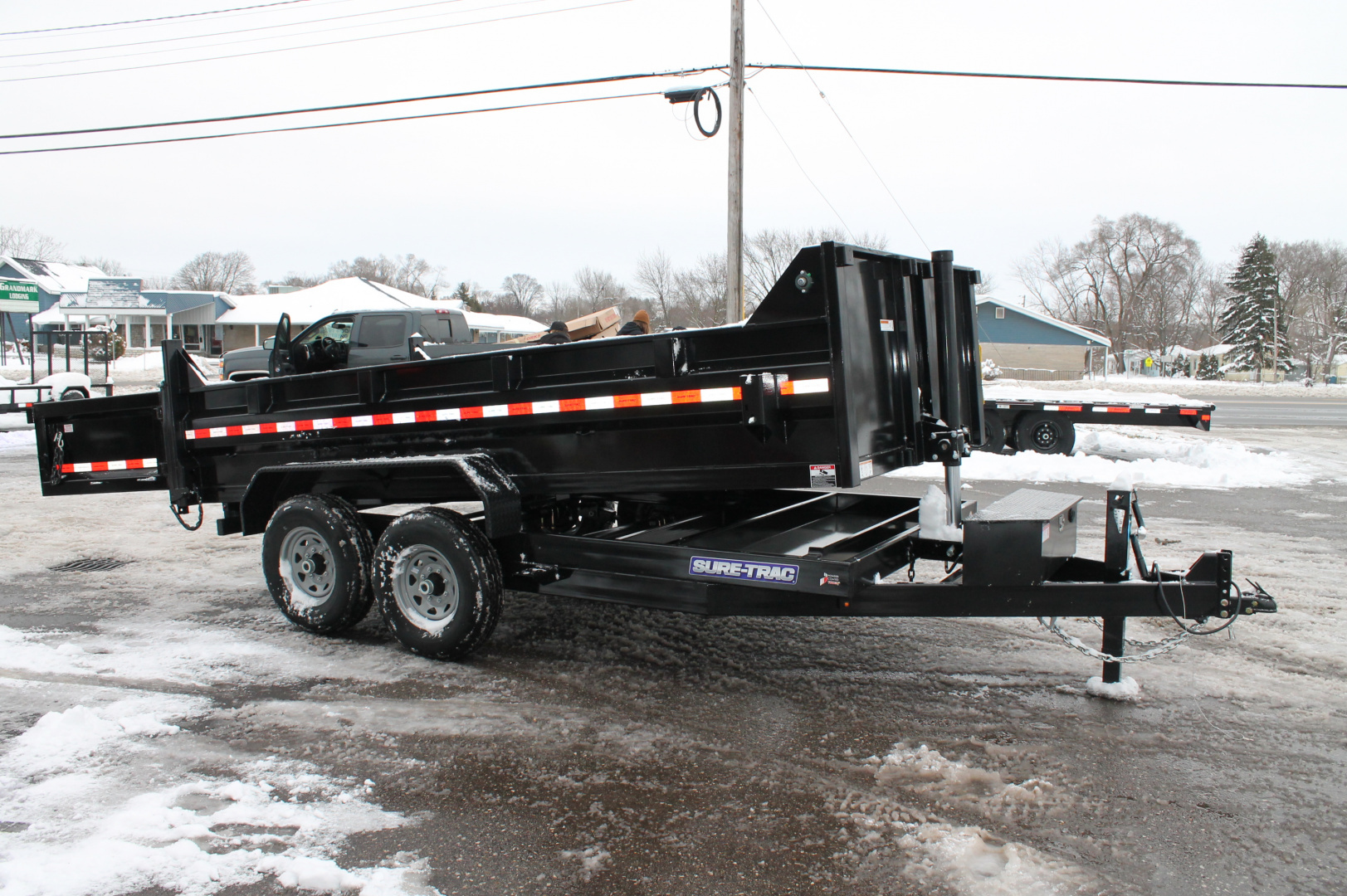 New 2025 Sure-Trac ST8214TLDD-B-140 Dump Trailer