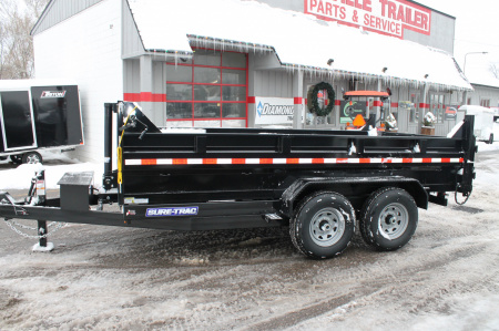 New 2025 Sure-Trac ST8214TLDD-B-140 Dump Trailer