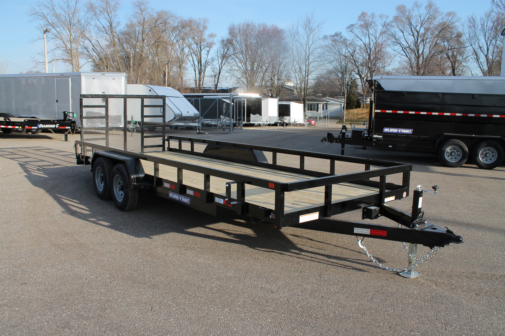 New 2025 Sure-Trac STUTT8220-BP-100 Utility Trailer