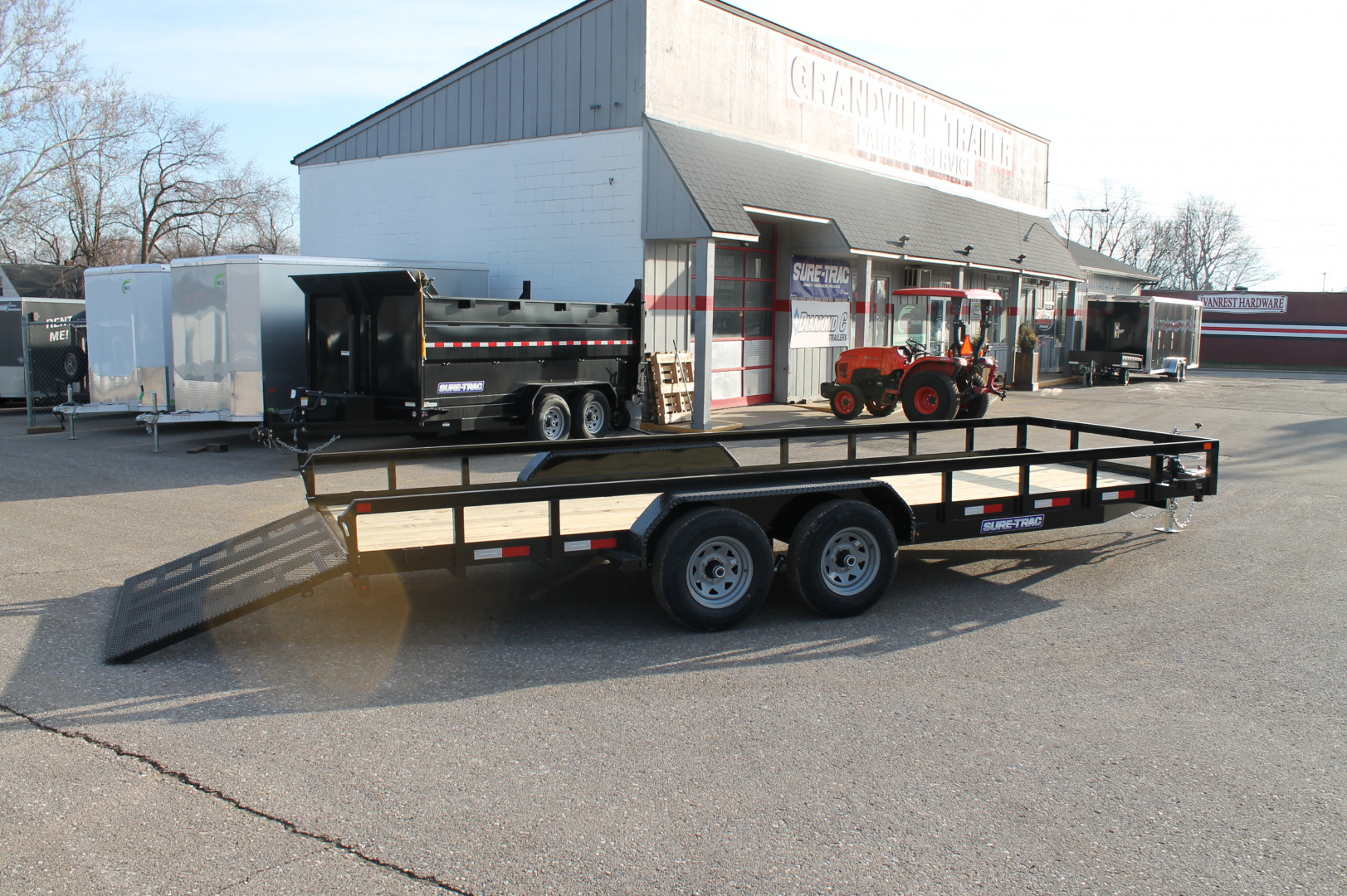 New 2025 Sure-Trac STUTT8220-BP-100 Utility Trailer