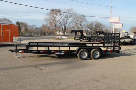 New 2025 Sure-Trac STUTT8220-BP-100 Utility Trailer