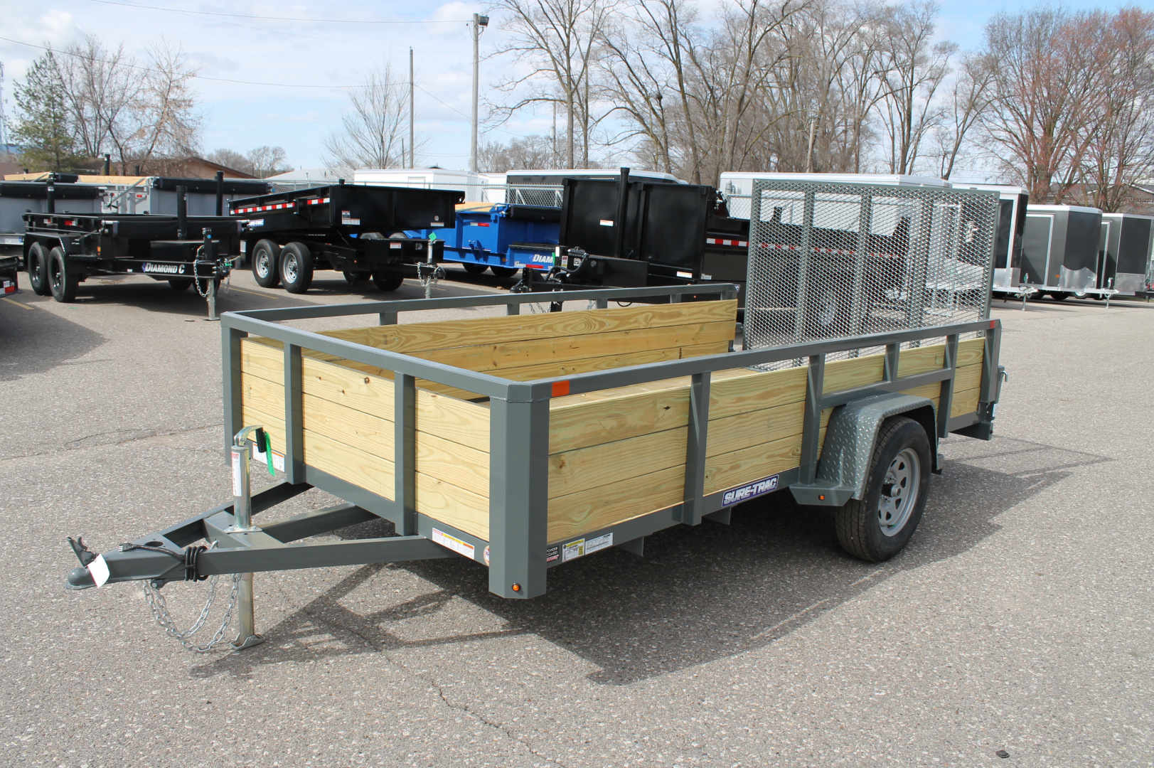 New 2025 Sure-Trac STUTB7210-BP-030 Utility Trailer