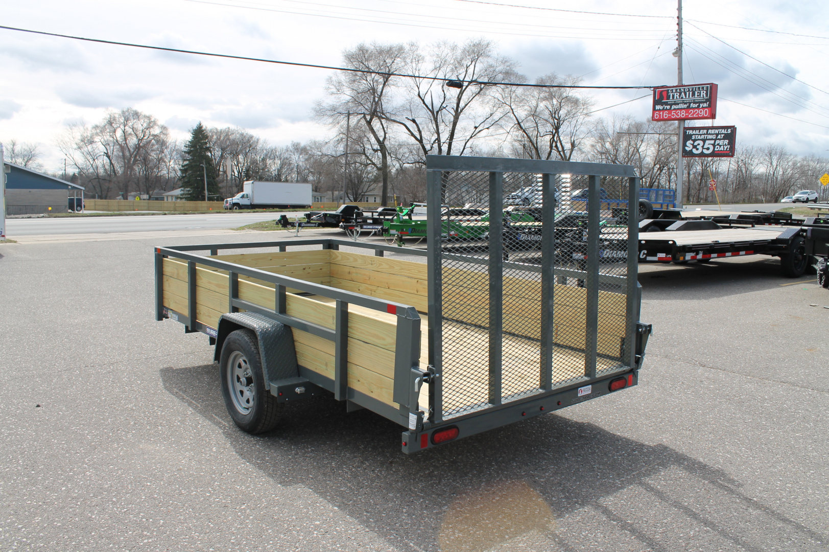 New 2025 Sure-Trac STUTB7210-BP-030 Utility Trailer