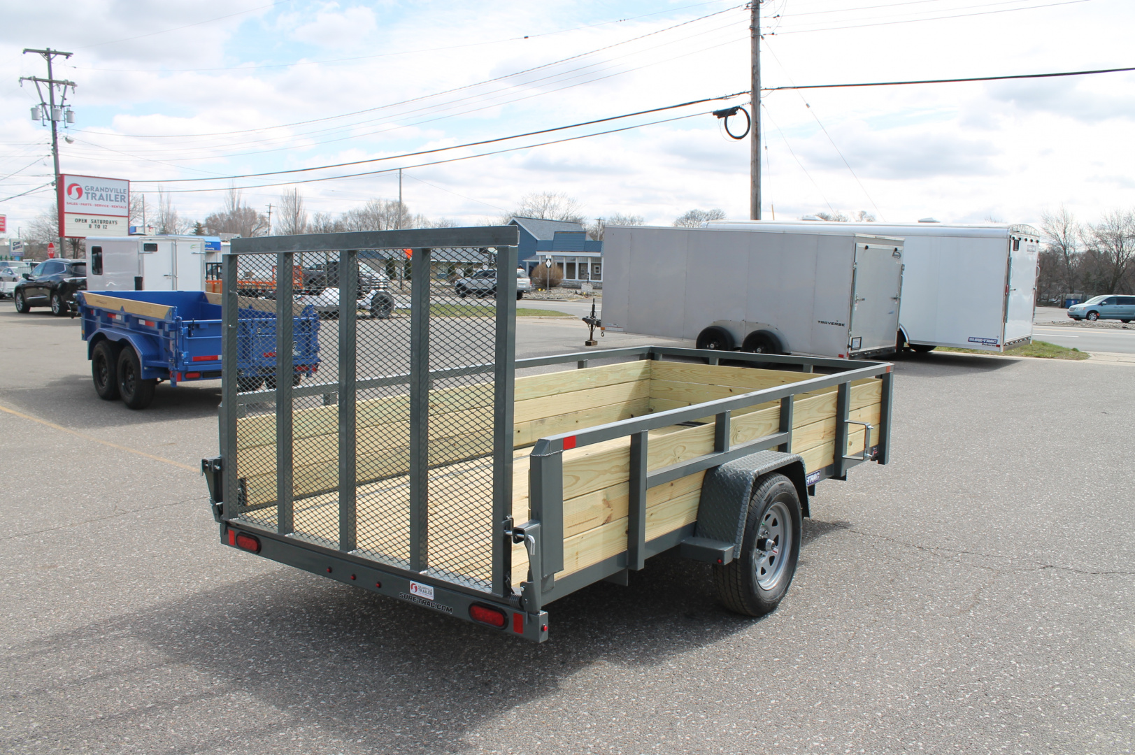 New 2025 Sure-Trac STUTB7210-BP-030 Utility Trailer