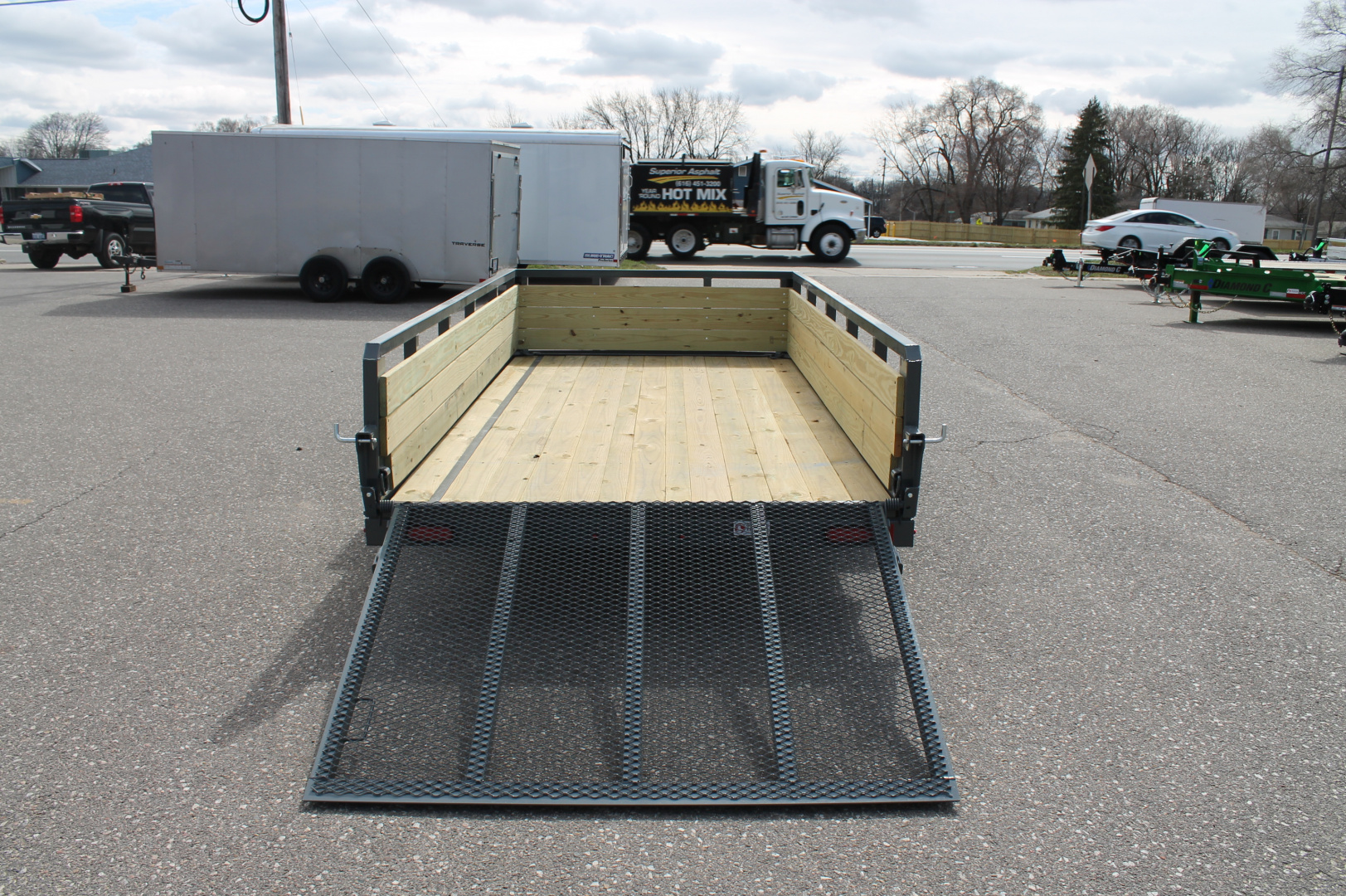 New 2025 Sure-Trac STUTB7210-BP-030 Utility Trailer