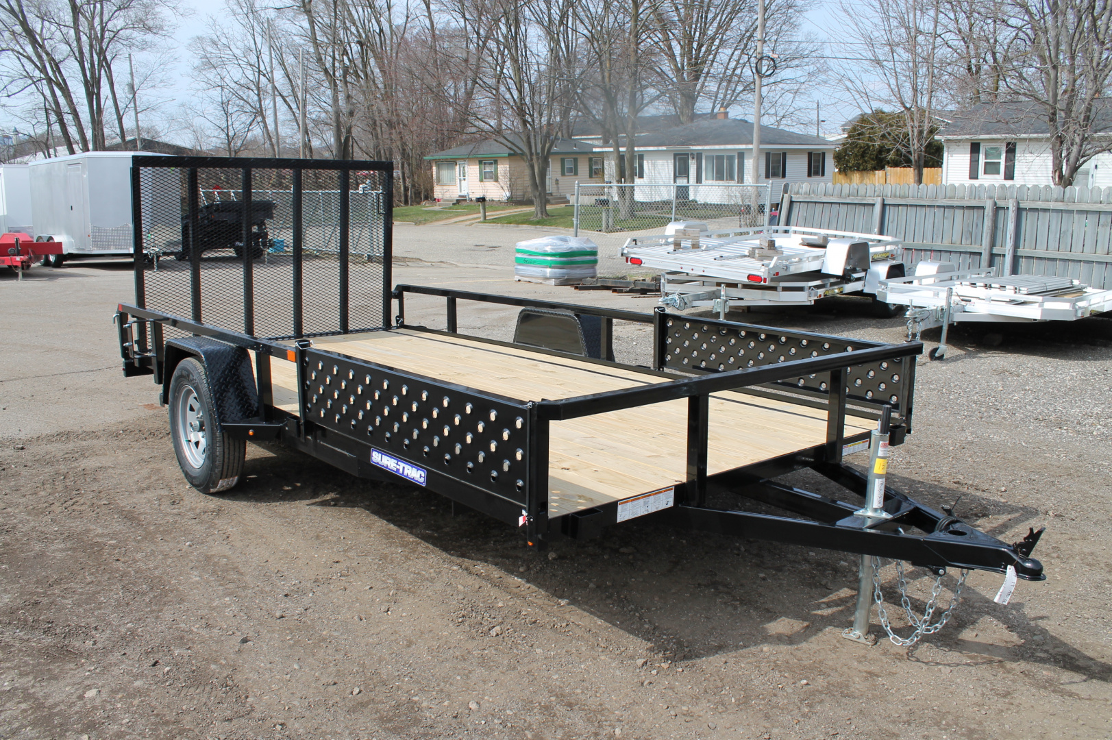 New 2025 Sure-Trac STUTA8214-BP-030 Utility Trailer