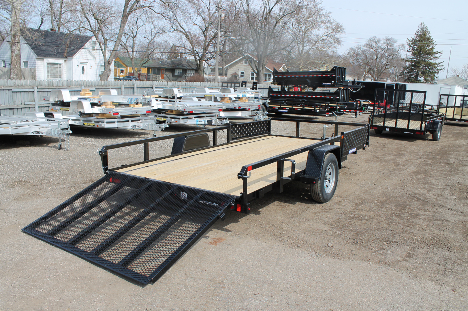 New 2025 Sure-Trac STUTA8214-BP-030 Utility Trailer