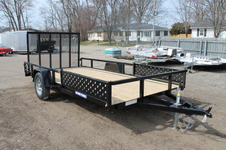 New 2025 Sure-Trac STUTA8214-BP-030 Utility Trailer