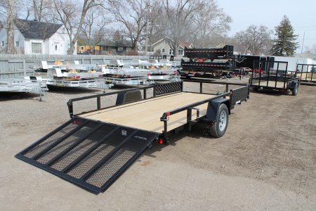 New 2025 Sure-Trac STUTA8214-BP-030 Utility Trailer