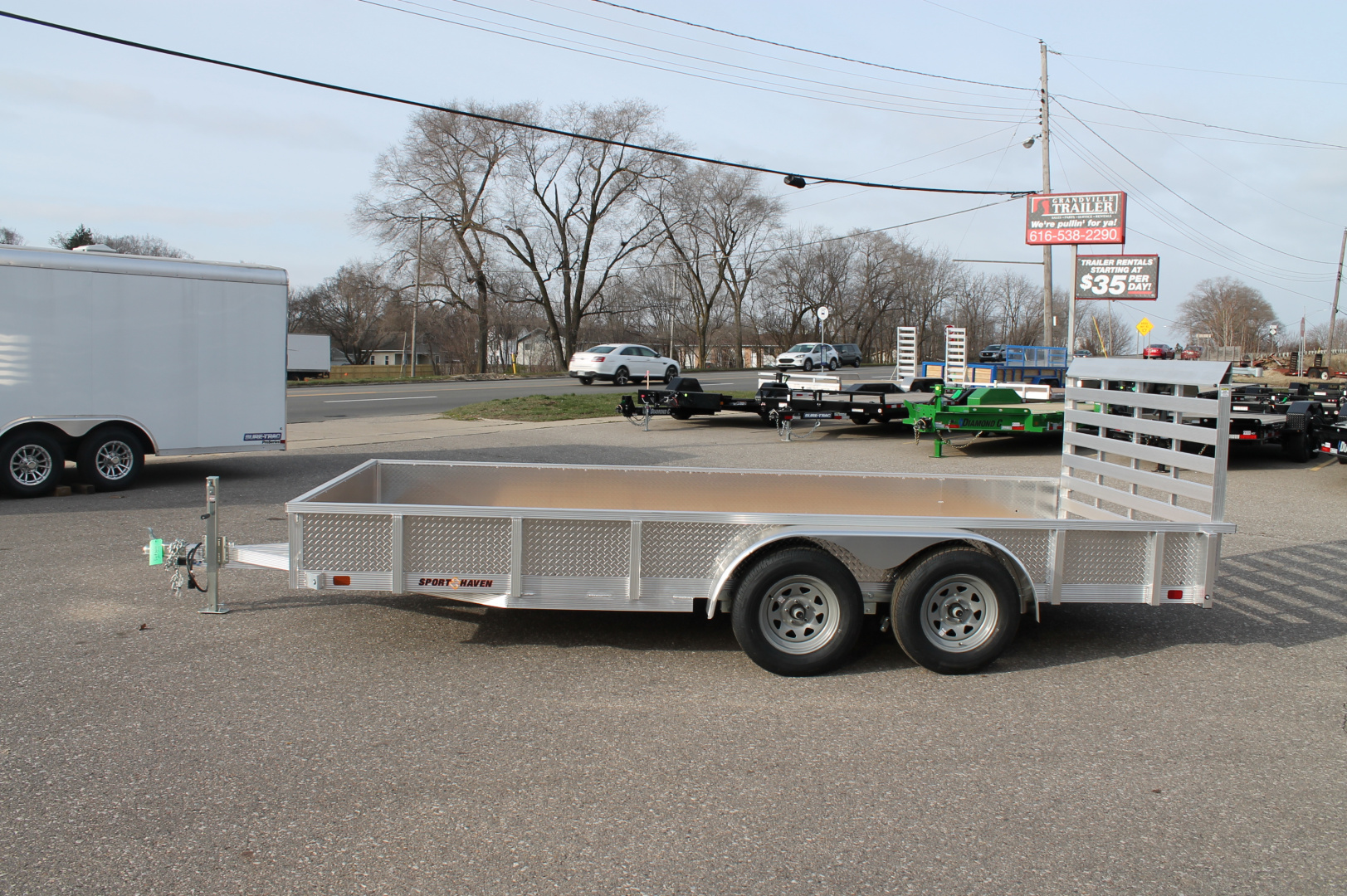 New 2026 Sport Haven AUT716TS Utility Trailer