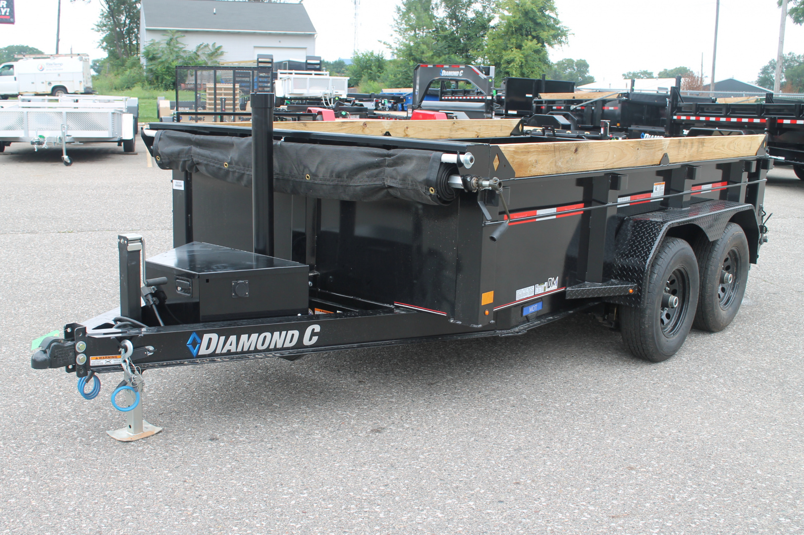 New 2026 Diamond C Trailers MDT206 12x77 Dump Trailer