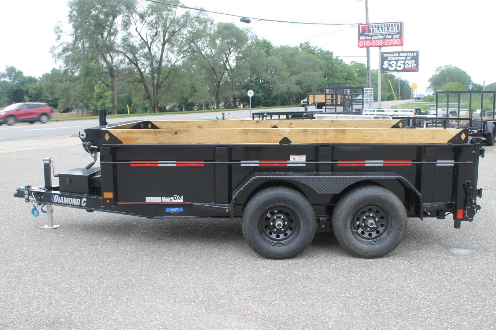 New 2026 Diamond C Trailers MDT206 12x77 Dump Trailer