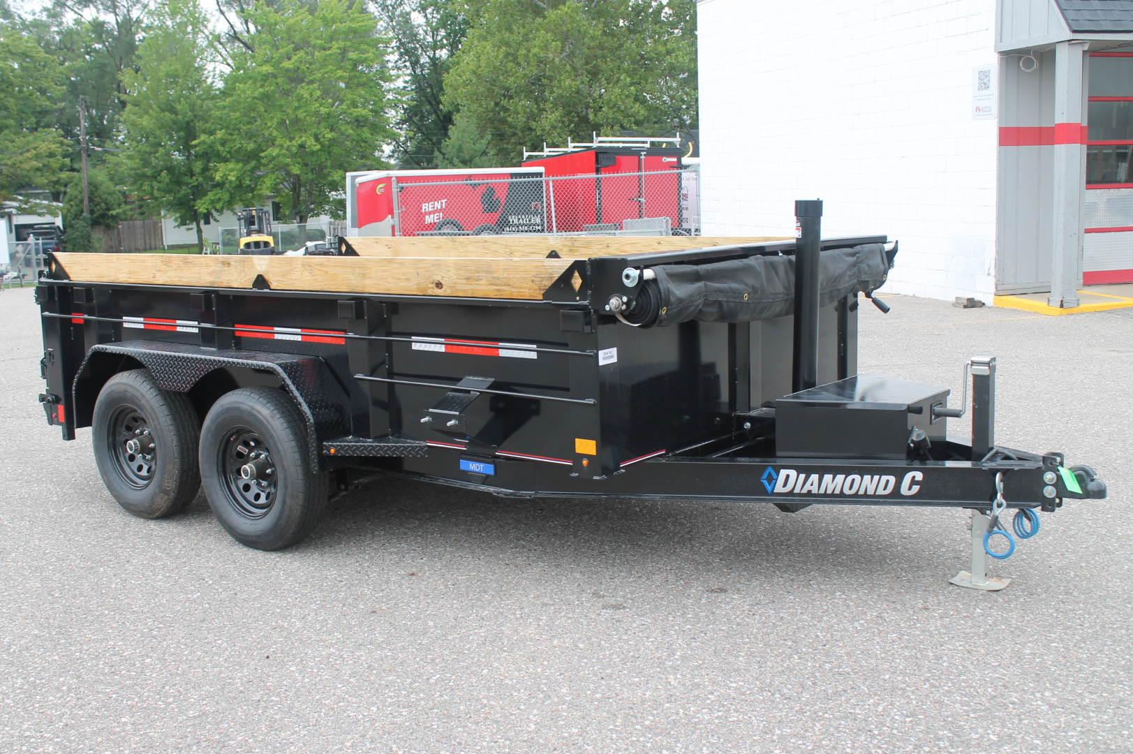 New 2026 Diamond C Trailers MDT206 12x77 Dump Trailer