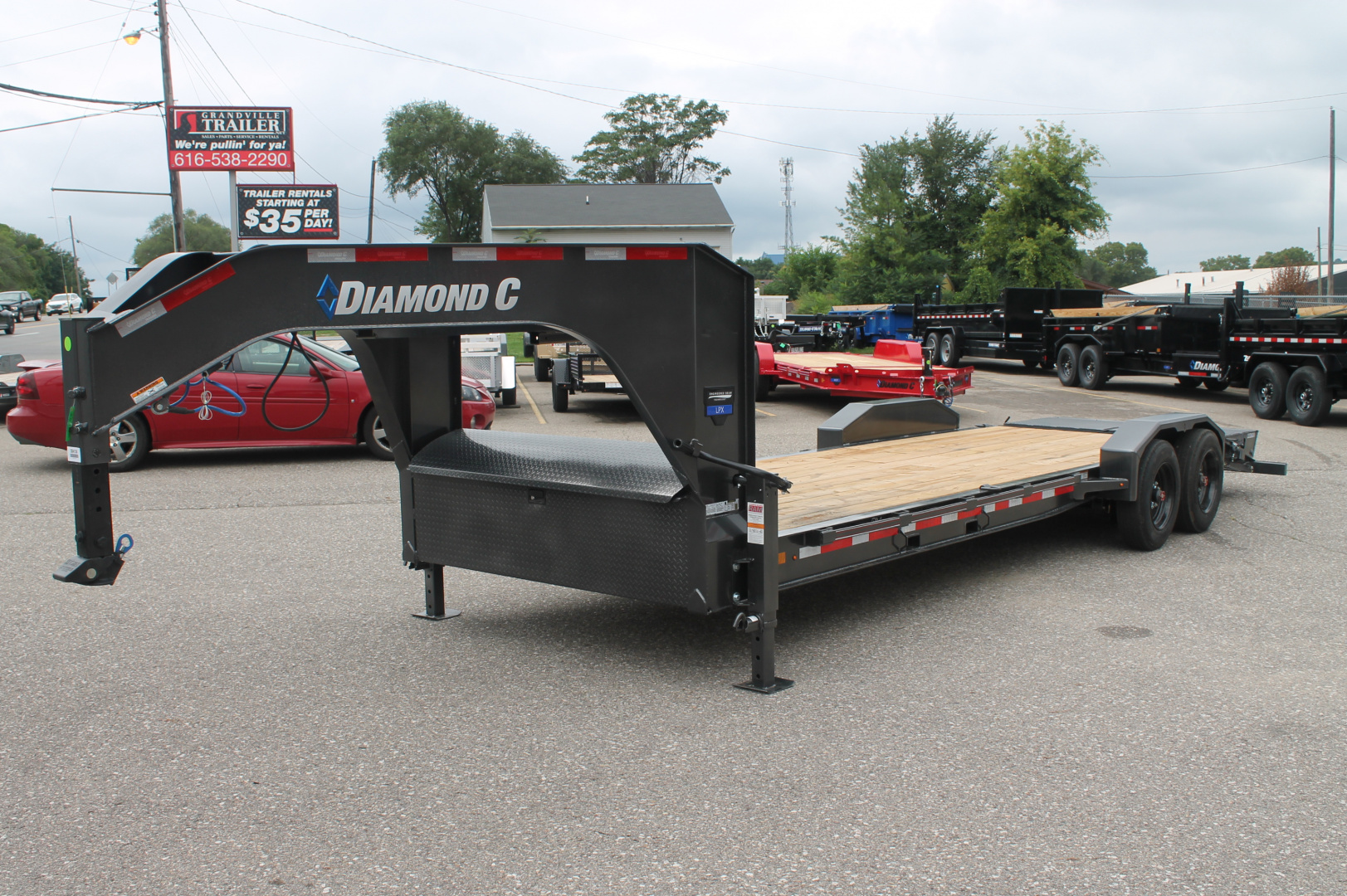New 2026 Diamond C Trailers LPX208 24x80 Equipment Trailer