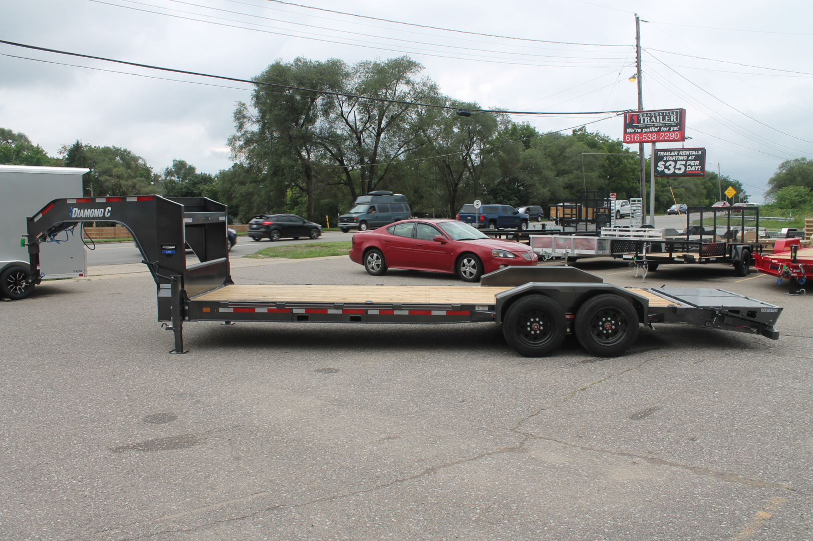 New 2026 Diamond C Trailers LPX208 24x80 Equipment Trailer