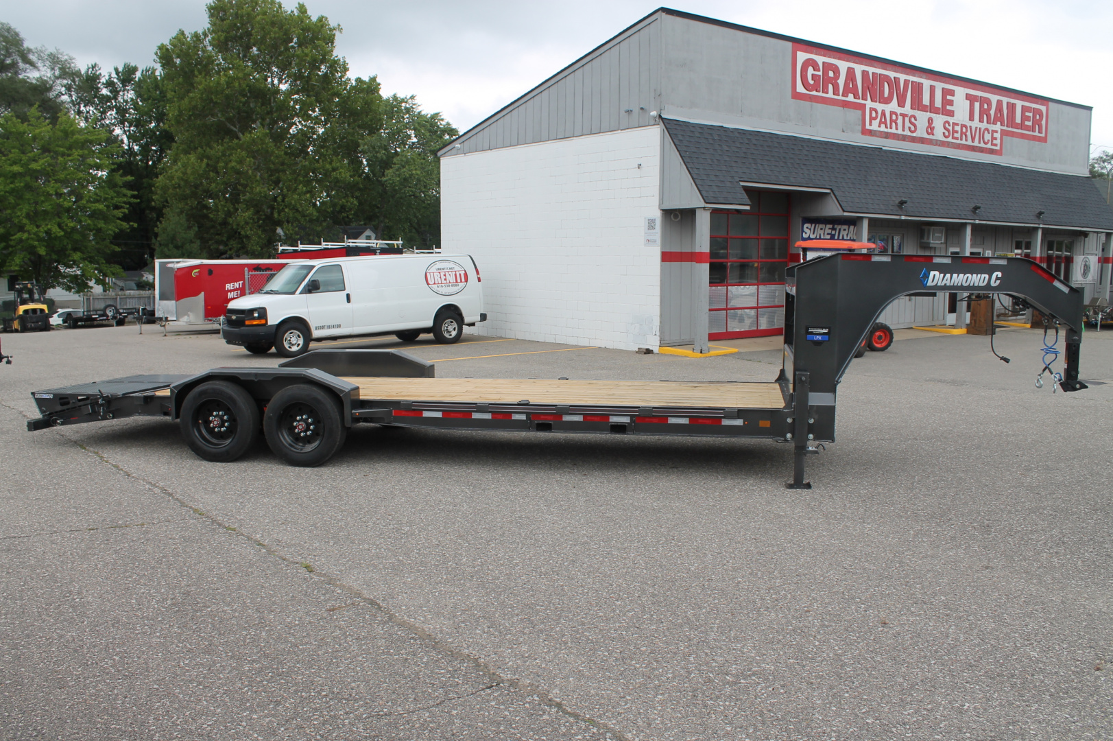 New 2026 Diamond C Trailers LPX208 24x80 Equipment Trailer