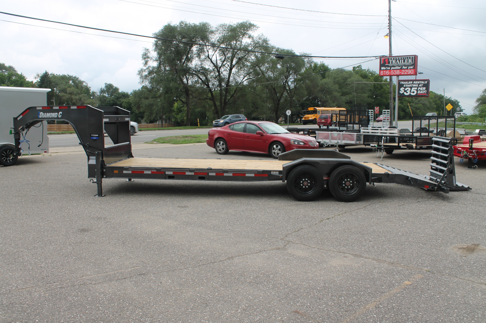 New 2026 Diamond C Trailers LPX208 24x80 Equipment Trailer