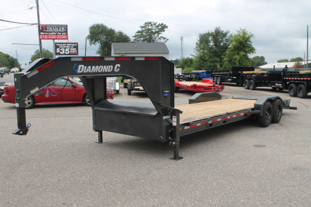 New 2026 Diamond C Trailers LPX208 24x80 Equipment Trailer
