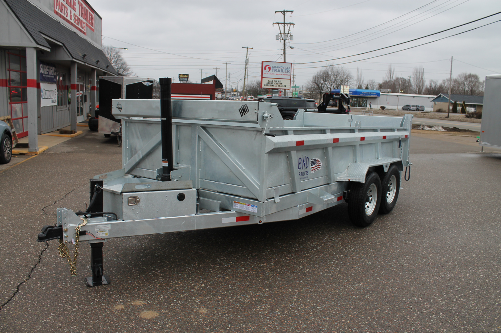 New 2025 BND Trailers GAL7X14 Dump Dump Trailer
