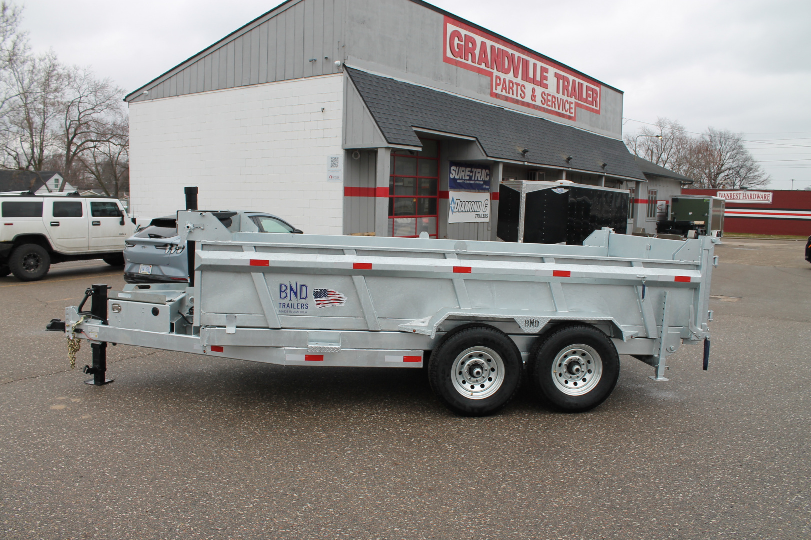 New 2025 BND Trailers GAL7X14 Dump Dump Trailer