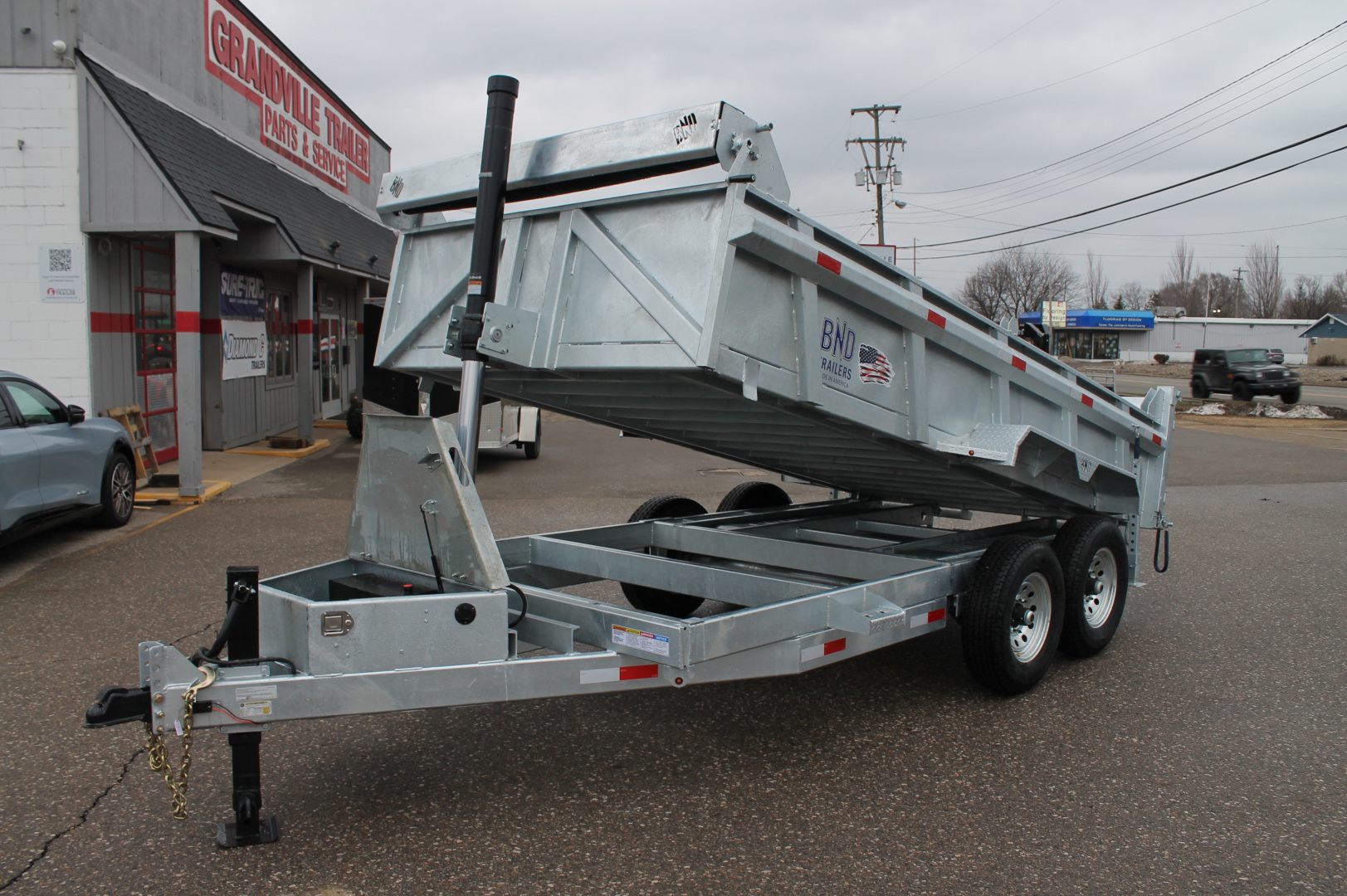 New 2025 BND Trailers GAL7X14 Dump Dump Trailer