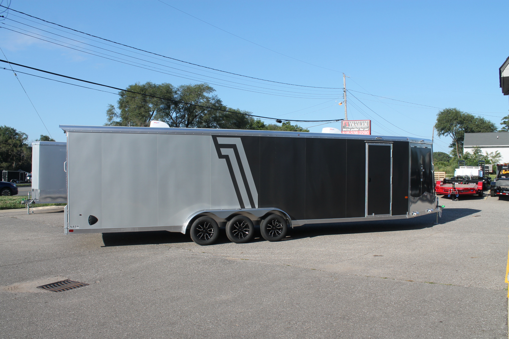New 2026 NEO Trailers NASX3475TR6 Snowmobile Trailer