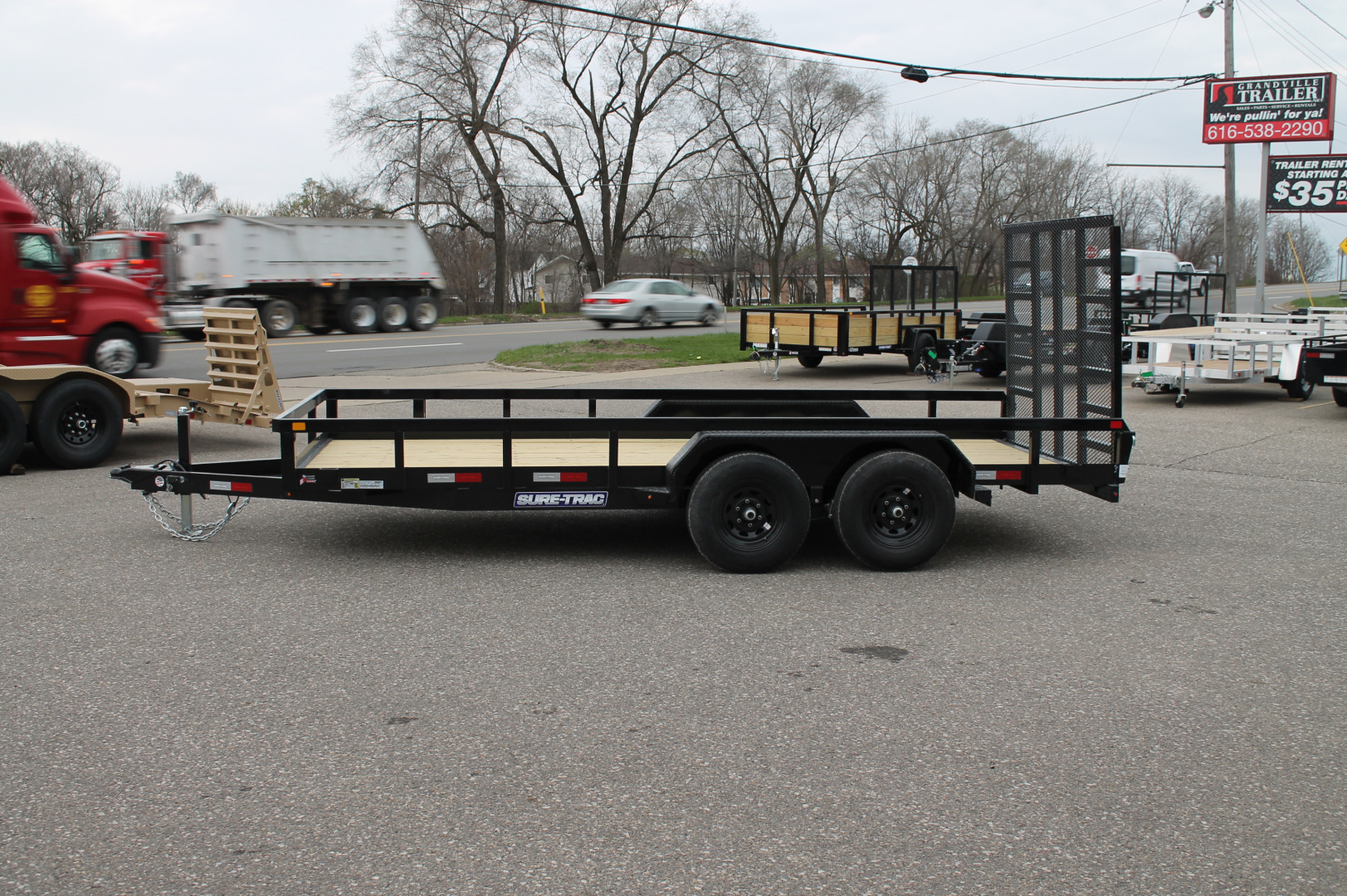 New 2026 Sure-Trac STUTT8216-BP-070 Utility Trailer