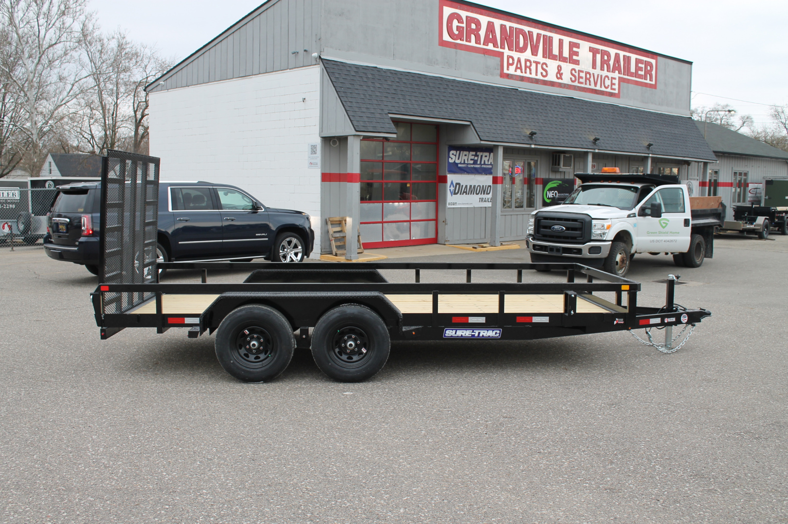 New 2026 Sure-Trac STUTT8216-BP-070 Utility Trailer