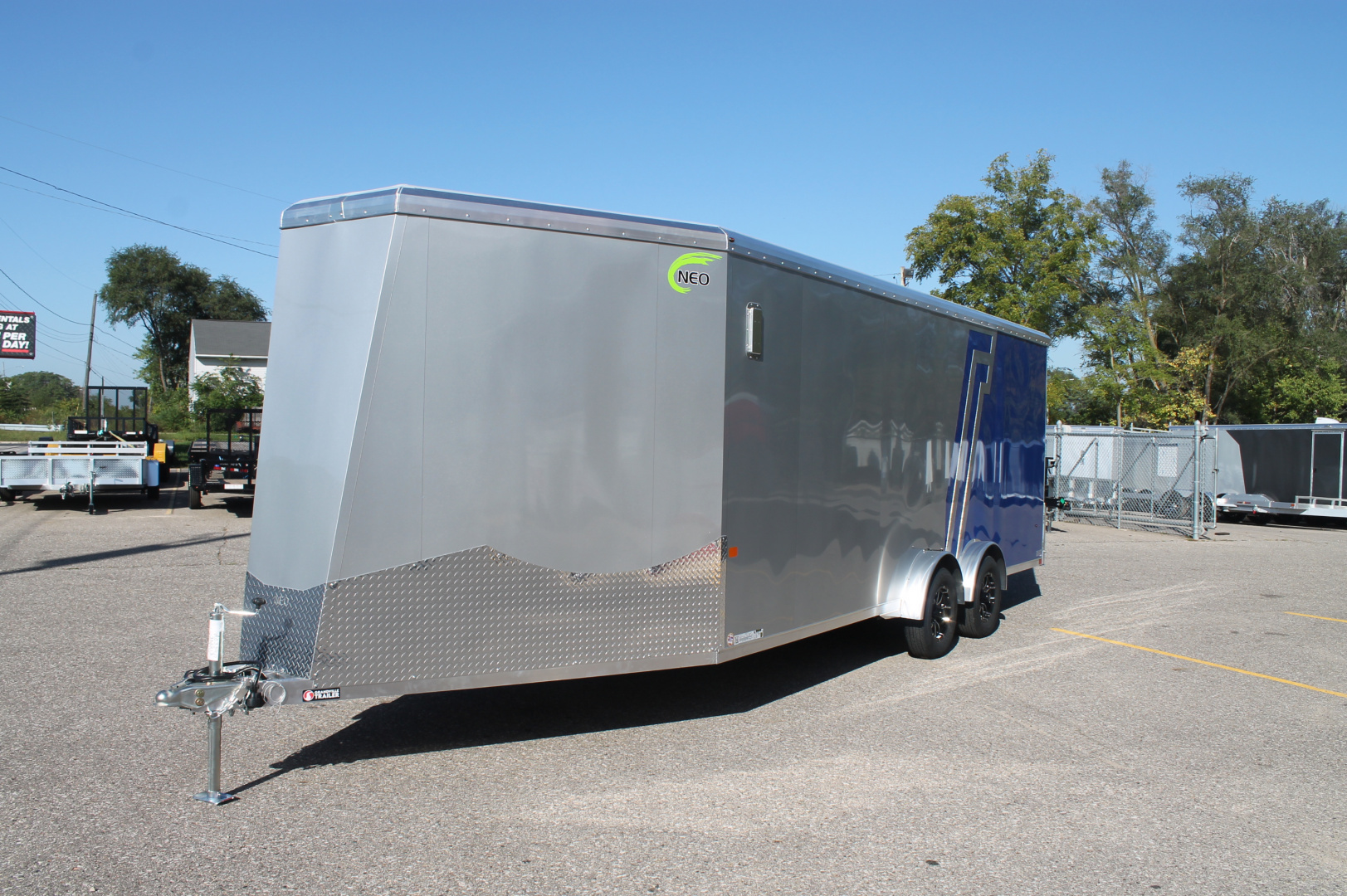 New 2026 NEO Trailers NASX2575TR6 Snowmobile Trailer