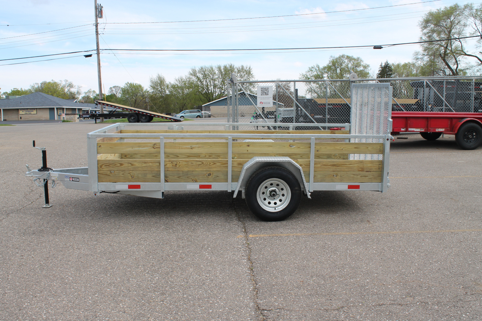 New 2026 BND Trailers GAL 6X12-3Board Utility Trailer