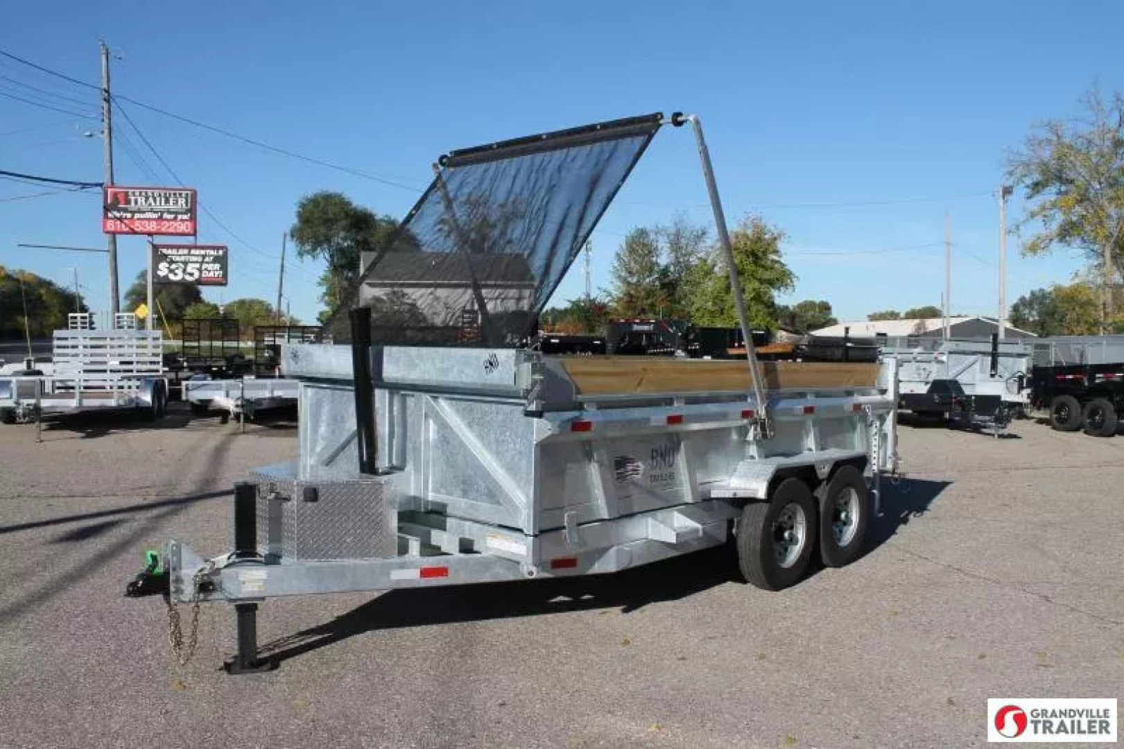 New 2026 BND Trailers GAL7X14 Dump