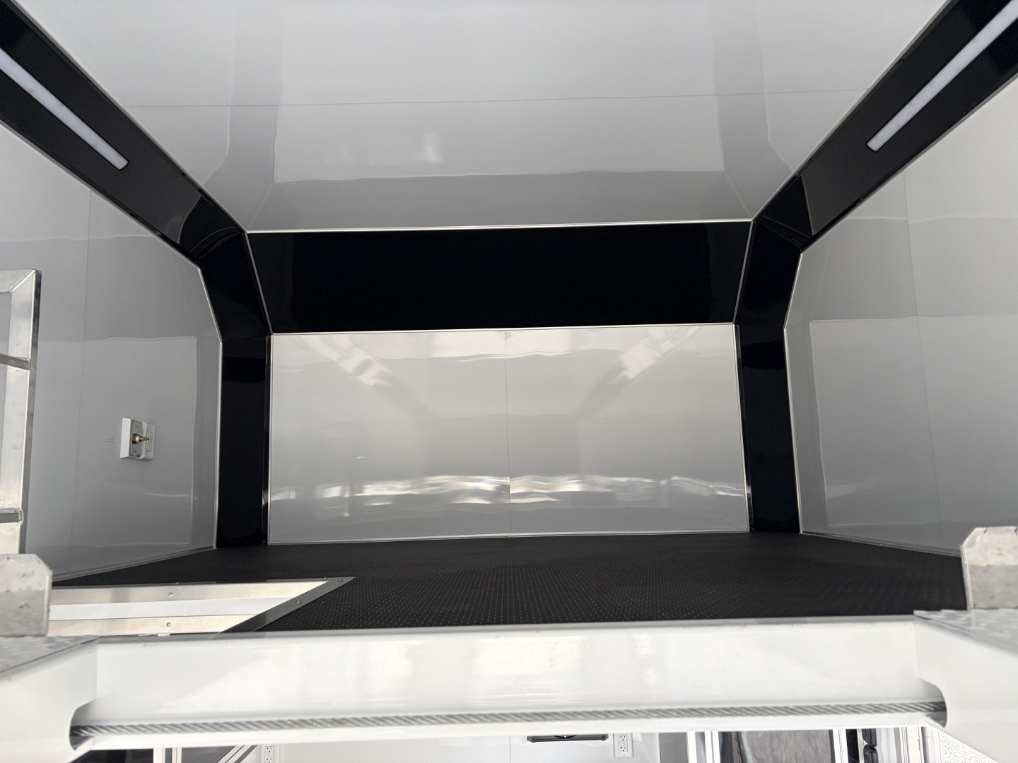New 2026 Haulmark EDGE ALUMINUM 28 Stacker Race Trailer, Finished Race Interior, 21K GVWR, Awnings, Lift, Premium Escape Door