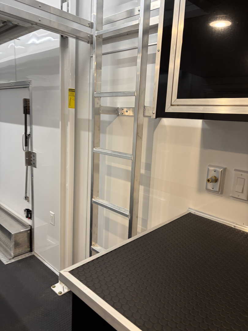 New 2026 Haulmark EDGE ALUMINUM 28 Stacker Race Trailer, Finished Race Interior, 21K GVWR, Awnings, Lift, Premium Escape Door