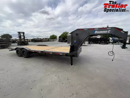 New 2025 Diamond C Trailers HXD210L24X102GN Flatbed Trailer