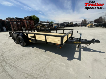 New 2026 Big Tex Trailers 70PI-16R1A-4P-BRK2 Utility Trailer