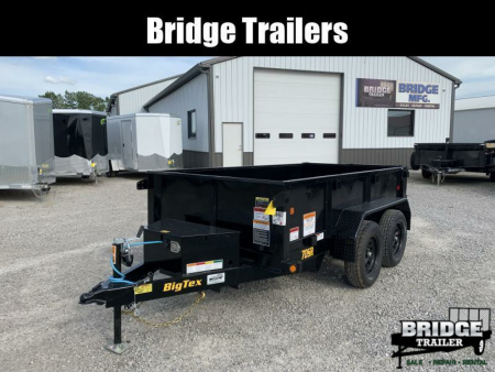 New 2026 Big Tex Trailers 70SR-10-5WDD (60  X 10') 7K Single Ram Dump Trailer