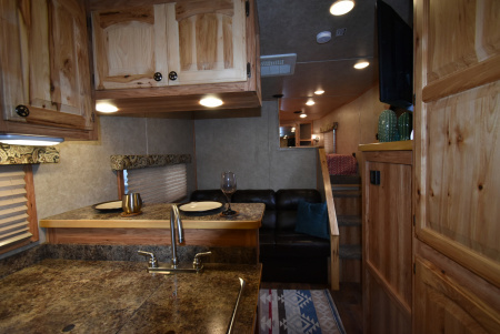 Used 2017 Hoosier 8313B Horse Trailer