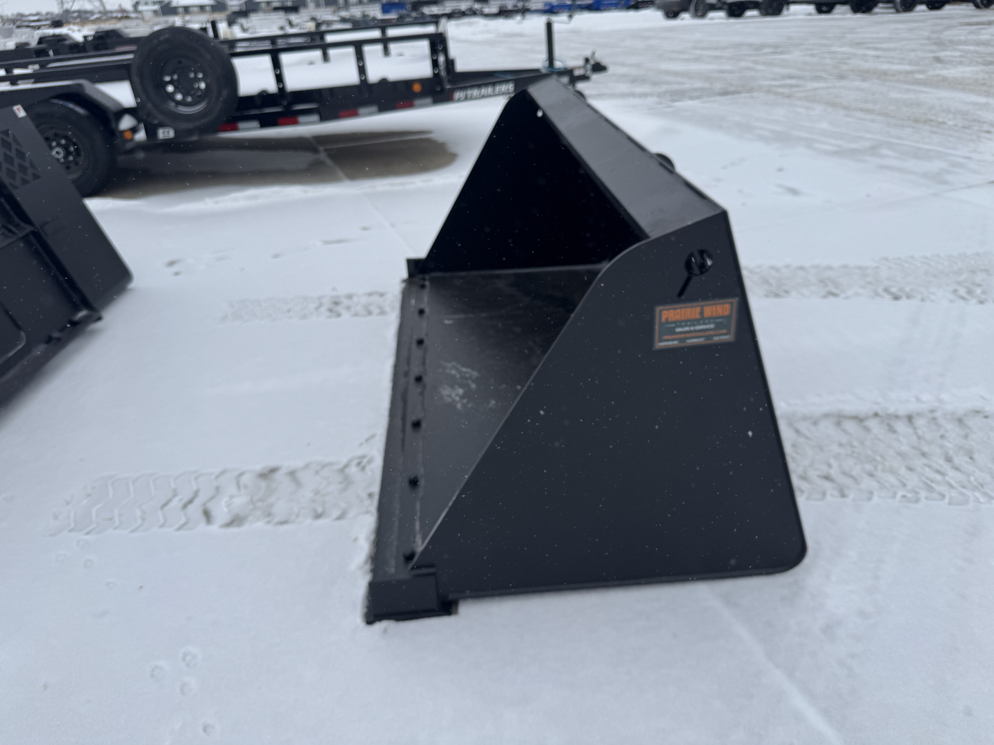 New 2026 Jenkins Iron and Steel 7' Snow Bucket Attachment