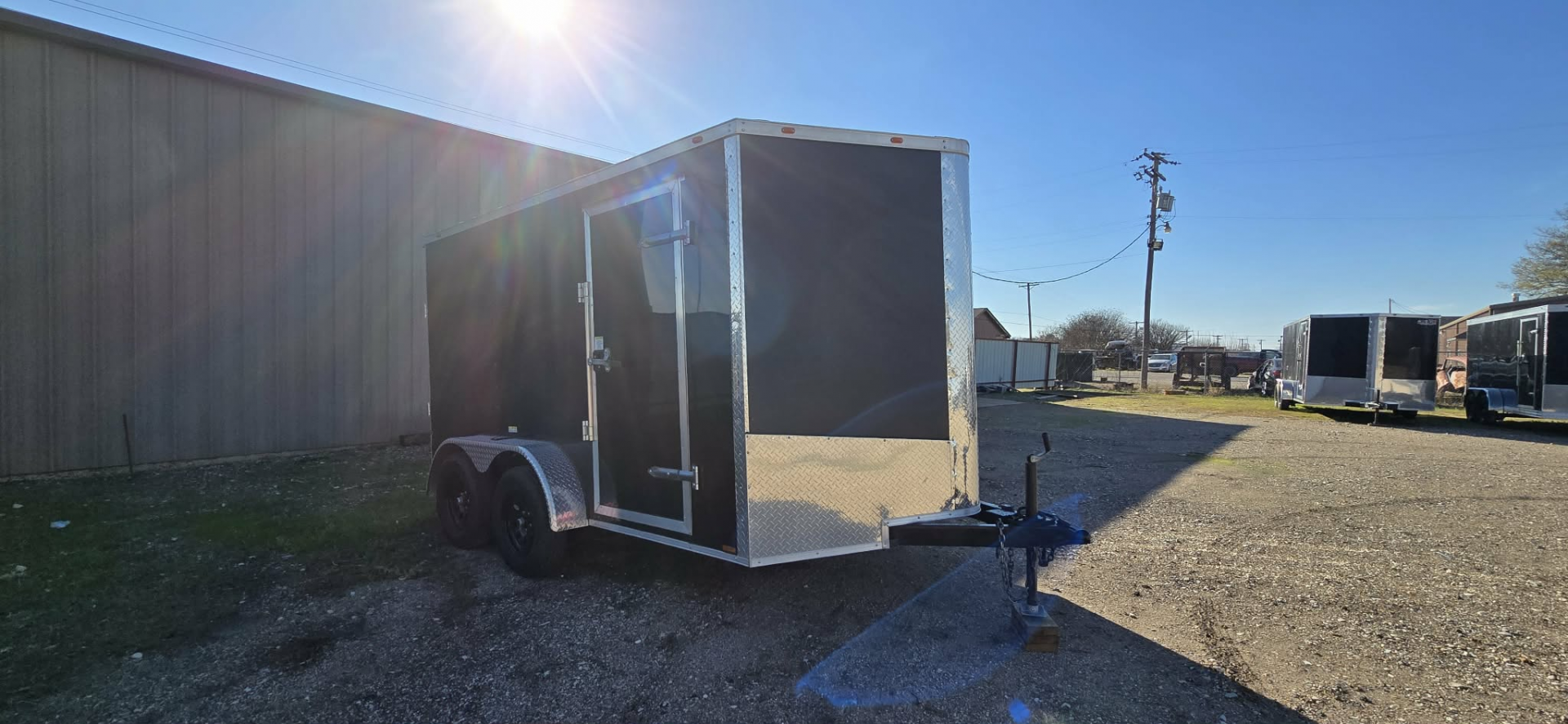 Used 2024 Cynergy 2 7X12TA Cargo / Enclosed Trailer