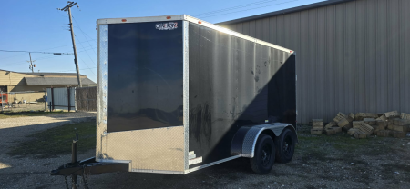 Used 2024 Cynergy 2 7X12TA Cargo / Enclosed Trailer