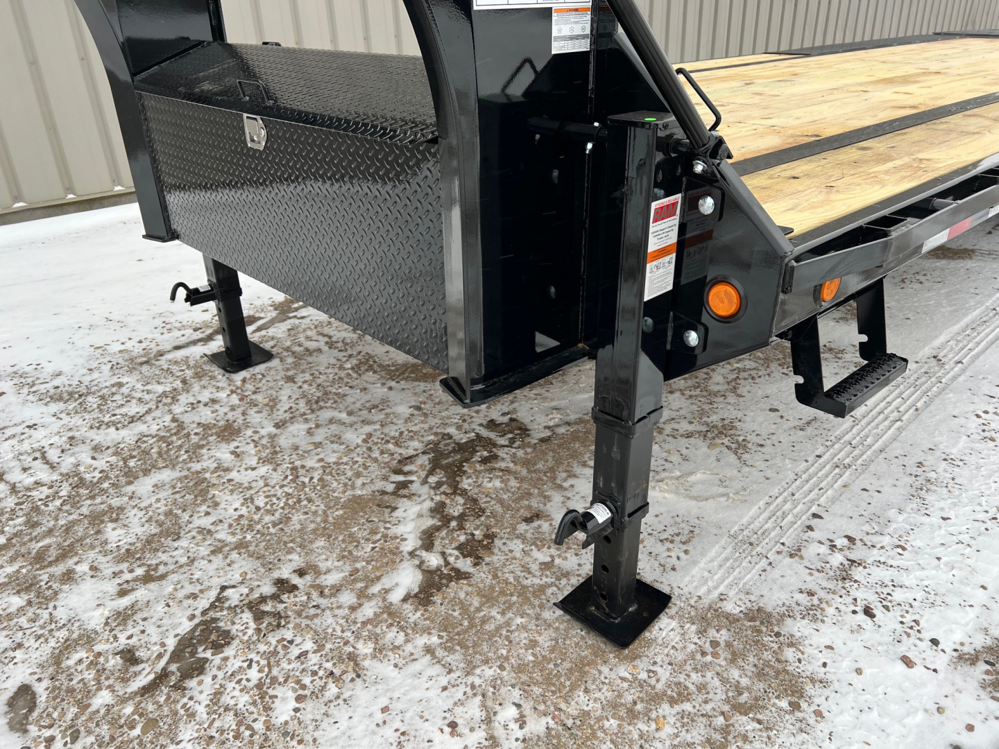 New 2026 PJ Trailers 28 LS Gooseneck Triple Axle Flatbed Trailer