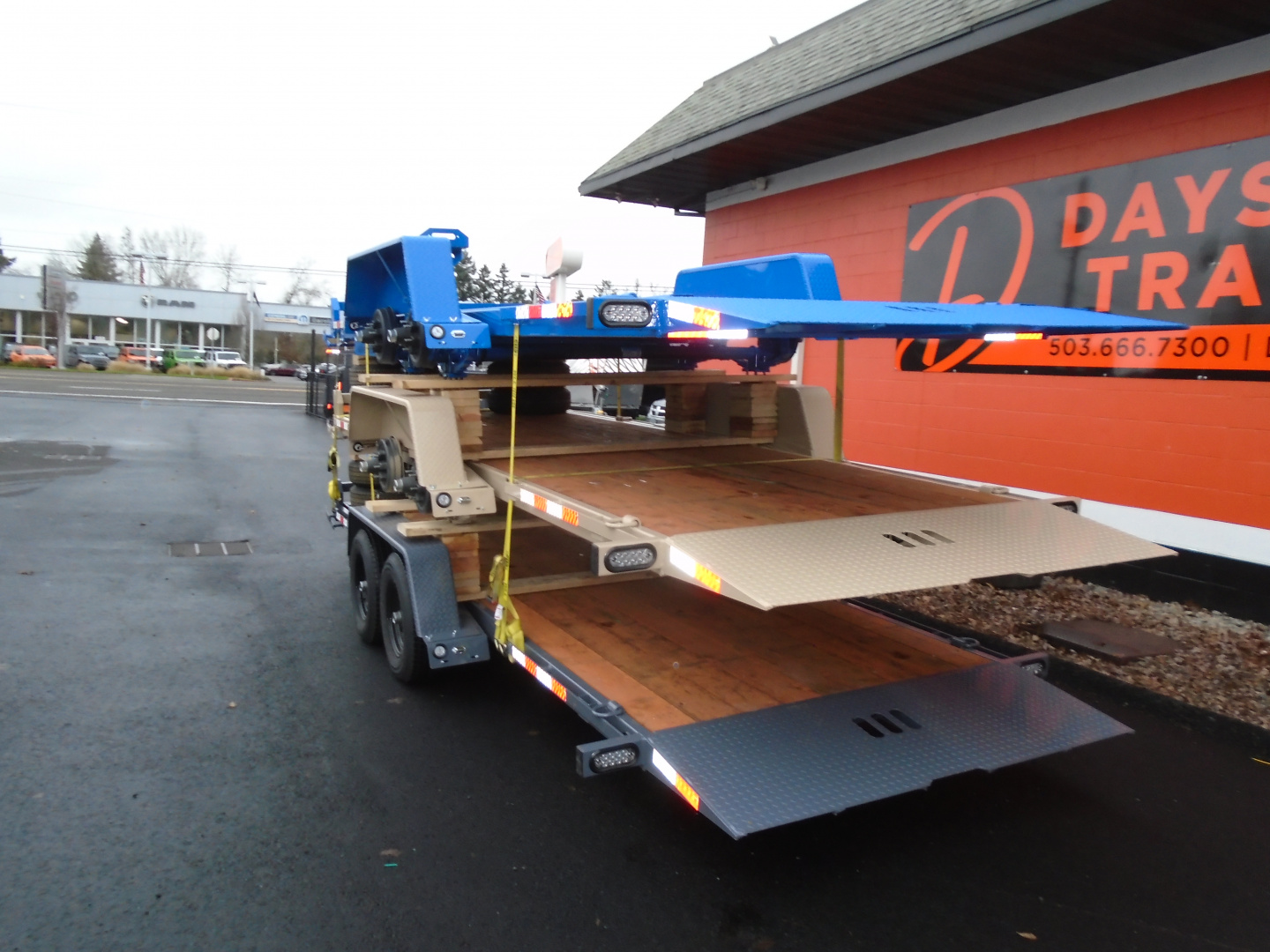 New 2026 Versatile Trailers 7X20 TILT 10K Flatbed Trailer