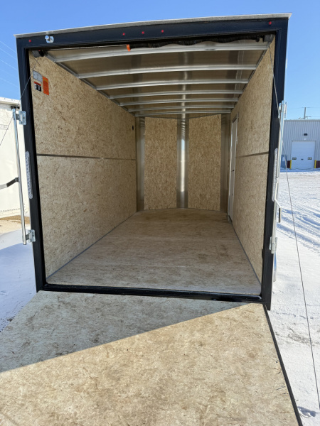 New 2025 H&H Trailers 7'X14' Cargo / Enclosed Trailer Silver