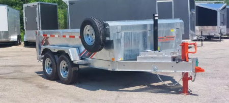 New 82" X 12 GALVANIZED DUMP 7 K AXLES 2025 TRIUMPH 5 YEAR WARRANTY