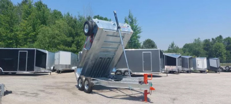 New 82" X 12 GALVANIZED DUMP 7 K AXLES 2025 TRIUMPH 5 YEAR WARRANTY