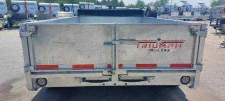 New 82" X 12 GALVANIZED DUMP 7 K AXLES 2025 TRIUMPH 5 YEAR WARRANTY