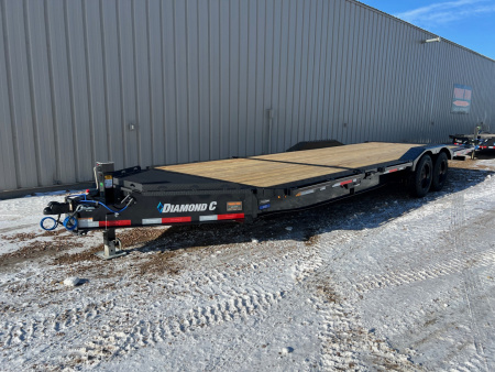 New 2026 Diamond C Trailers 24' Tiltbed Drive Over Fenders HXD Tilt Trailer